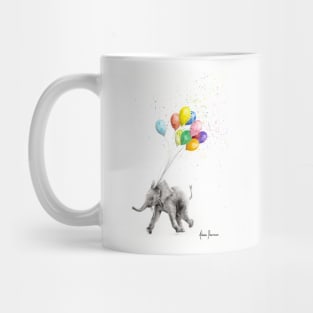 The Elephant and The Balloons Mug